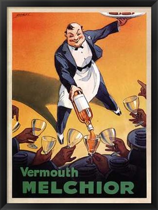 Framed Vermouth Melchior, 1930 Ca Print