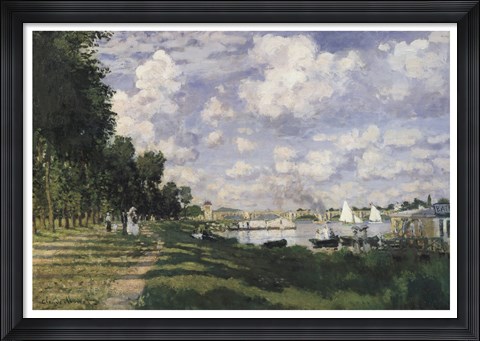 Framed Le Bassin D'argenteuil Print