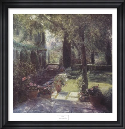 Framed Garden for Marcel Proust Print