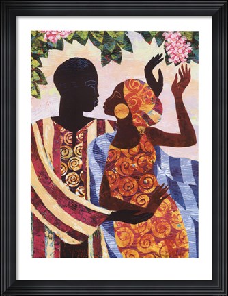 Framed In the Garden Print