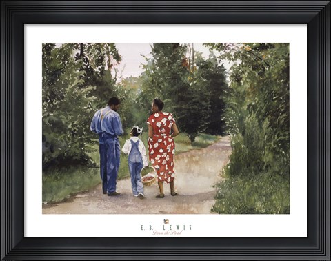 Framed Down the Road Print