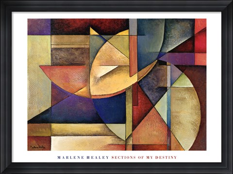 Framed Sections of My Destiny Print