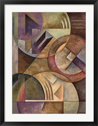 Framed Spheres of Thought II Print