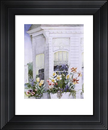 Framed Victorian Windows Print