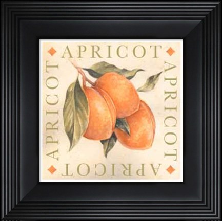 Framed Apricot Print