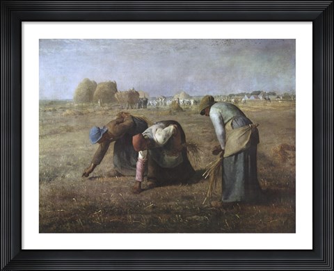 Framed Gleaners 1857 Print