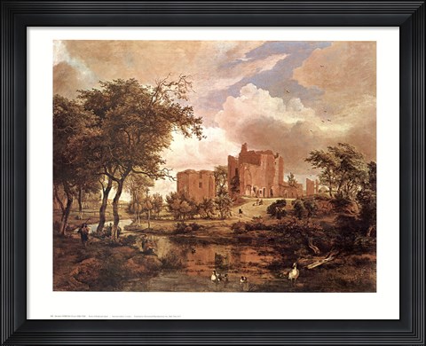 Framed Ruins of Brederode Castle Print