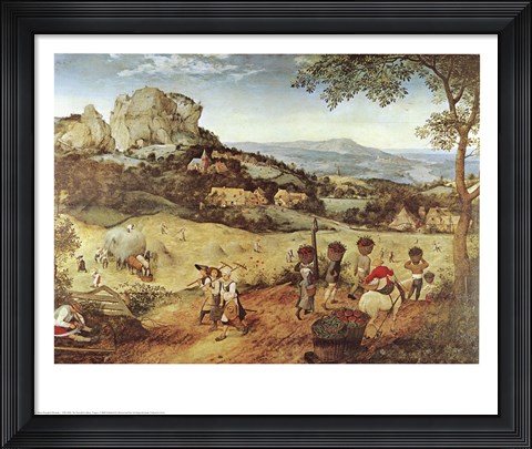 Framed Haymaking Print