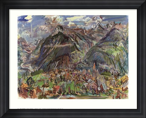 Framed Montana Landscape Print