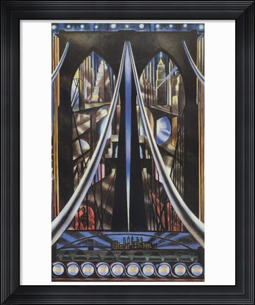 Framed Brooklyn Bridge Print