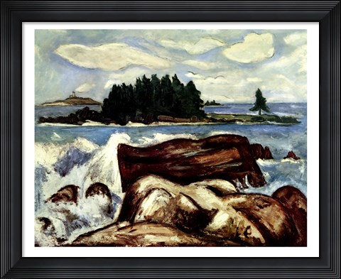 Framed Fox Island Print