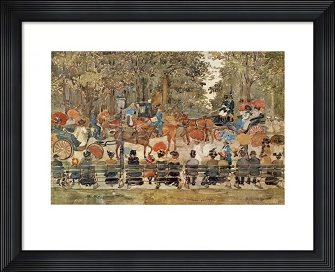 Framed Central Park, 1901 Print