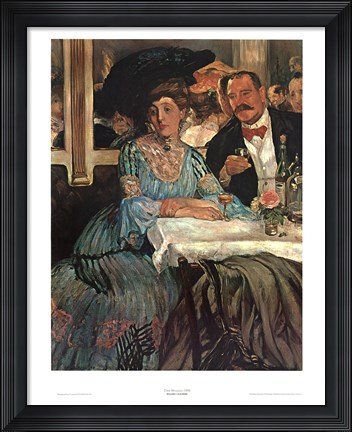 Framed Chez Mouquin Print