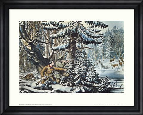 Framed American Winter Sports Print