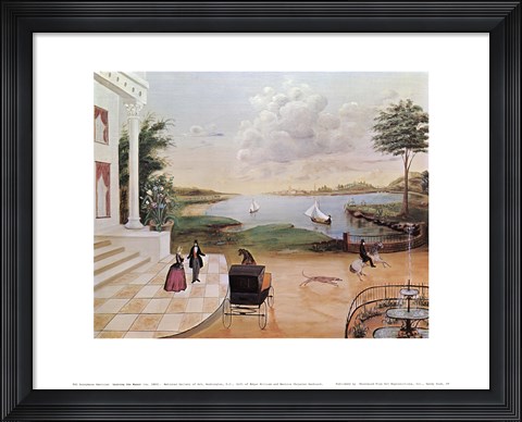 Framed Leaving the Manor Print