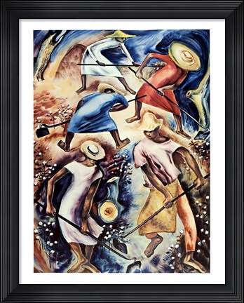 Framed Poor Man's Cotton Print