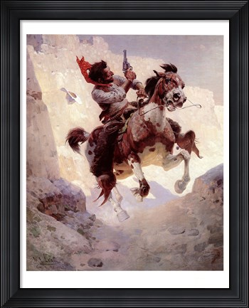 Framed Close Call Print