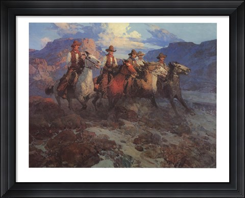 Framed Riders of the Dawn Print