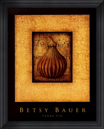 Framed Terra Fig Print