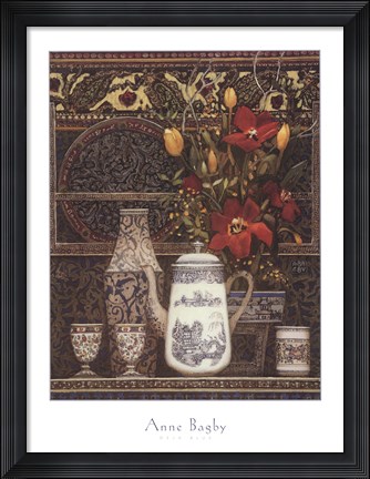 Framed Deja Blue Print