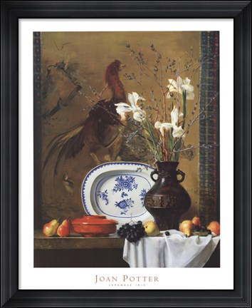 Framed Japanese Iris Print