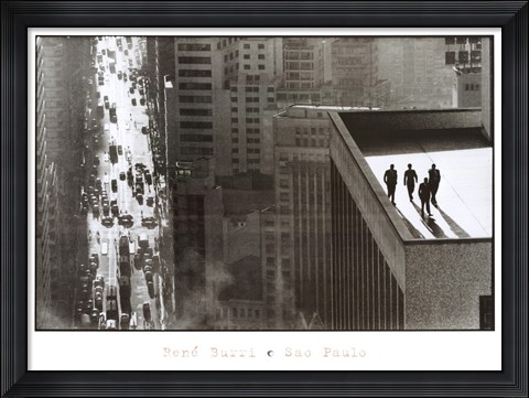 Framed Sao Paolo Print