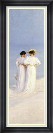 Framed Summer Afternoon on Skagen Beach (detail) Print