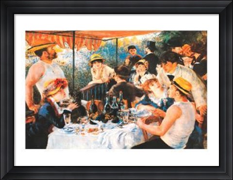 Framed Luncheon Of The Boating Party, 1881 Print