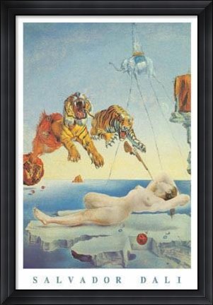 Framed Dream Caused By A Bee Flight Print