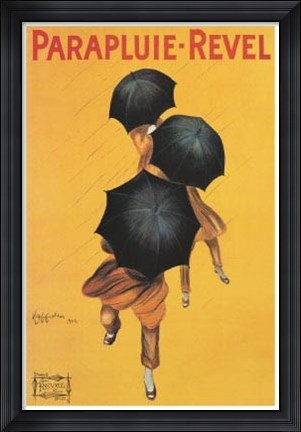 Framed Parapluie-Revel, 1922 Print