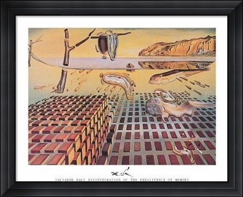 Framed Disintegration Of The Peristence Of Memo Print