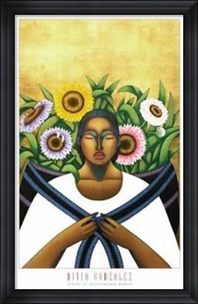Framed Echoes Of Unrestrained Beauty Print