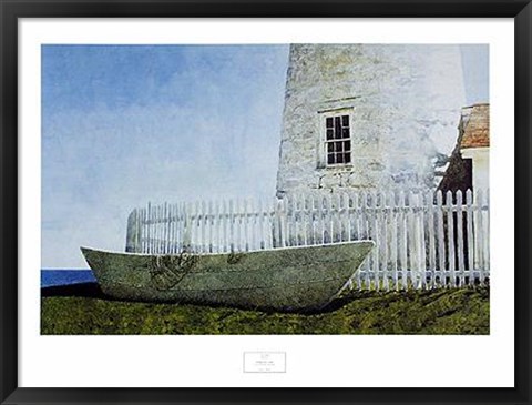 Framed Pemaquid Dory Print