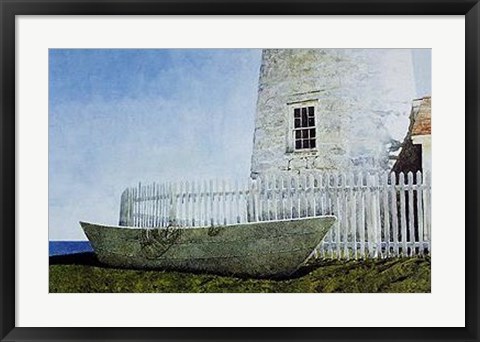 Framed Pemaquid Dory Print
