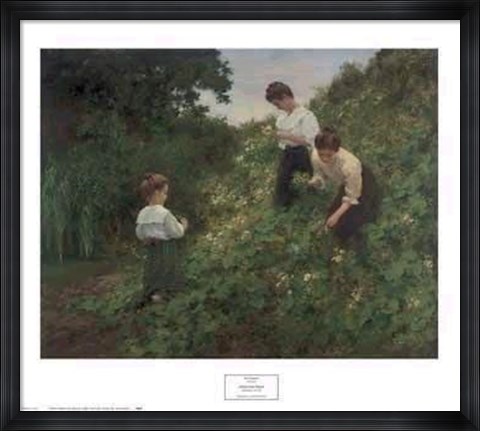 Framed Flower Girls Print