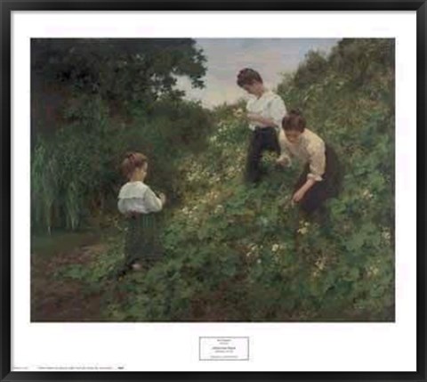 Framed Flower Girls Print