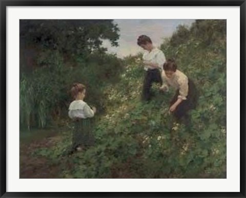 Framed Flower Girls Print