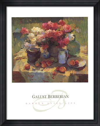 Framed Garden Still Life Print