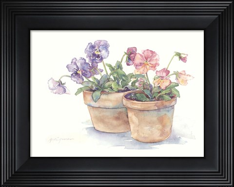 Framed Two Pots Print