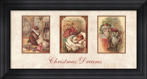 Framed Christmas Dreams Print