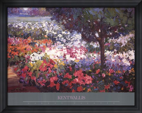 Framed Garden Palette Print
