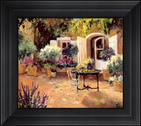 Framed Country Villa Print