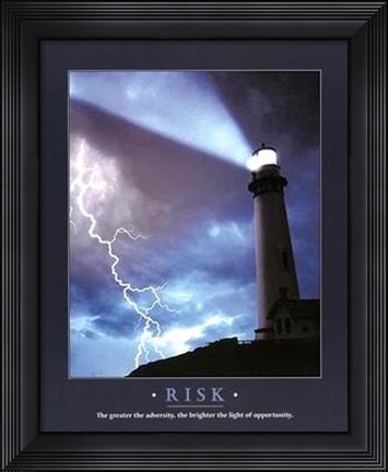 Framed Risk Print