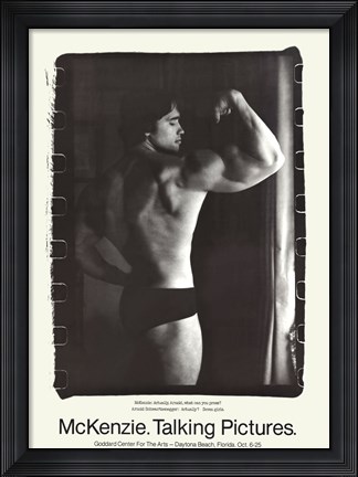 Framed Schwartzenegger Print