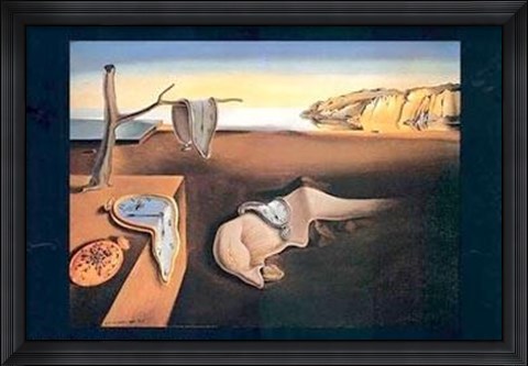 Framed Persistence Of Memory Print