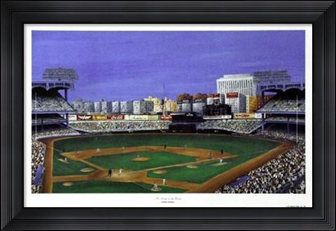 Framed At Home In The Bronx Print