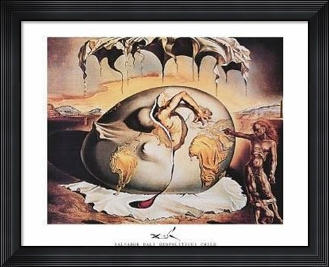 Framed Geopoliticus Child Watching the Birth of the New Man, c.1943 Print