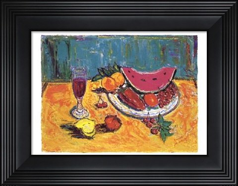 Framed Pasteque Print