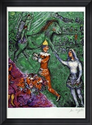 Framed Le Cirque Vert Print