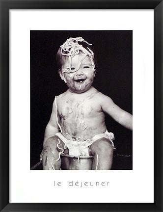 Framed Le Dejeuner Print